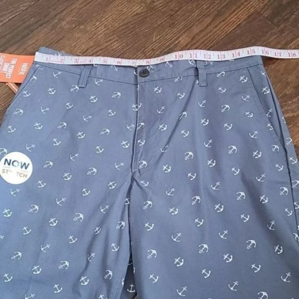 NWT Dockers Blue Anchor Shorts